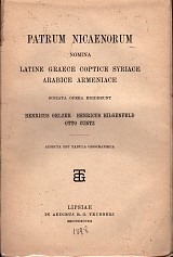 Patrum nicaenorum nomina Latine, Graece, Coptice, Syriace, Arabice, Armeniace