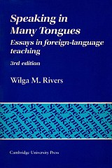 Speaking in many tongues. Essays in foreign language teaching