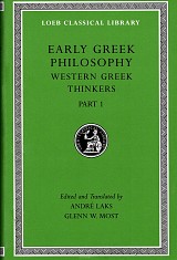Early Greek Philosophy IV Western Greek Thinkers Part 1 L527