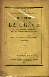 Histoire de la Grece depuis les temps les plus recules. Jusqu'a la fin de la generation contemporaine d'Alexandre le Grand, Tome Seizieme