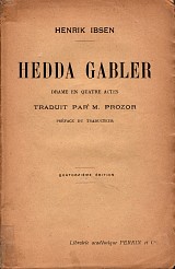 Hedda gabler drame en quatre actes