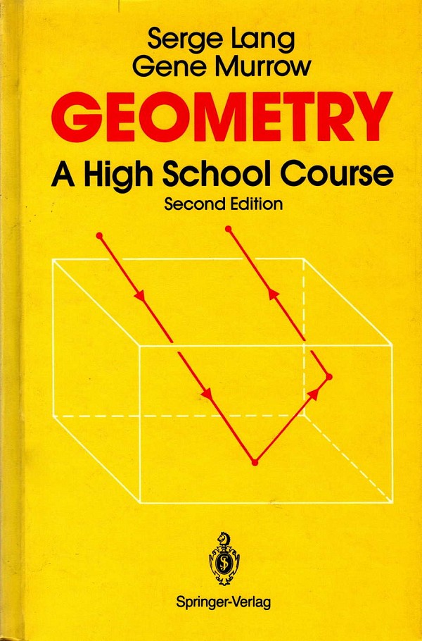 Geometry. A high school course