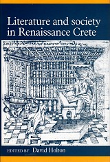 Literature and Society in Renaissance Crete