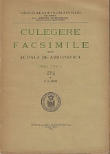 Culegere de Facsimile pentru scoala de arhivistica. Seria Turca. Colectiile Arhivelor Statului, Fasc. I (Nr. 1-28)