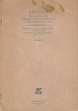 Απαρχαί. Νuove ricerche e studi sulla Magna Grecia e la Sicilia antica in onore di Paolo Enrico Arias