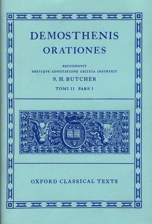 Demosthenis Orationes II Part I (books XX-XXVI)