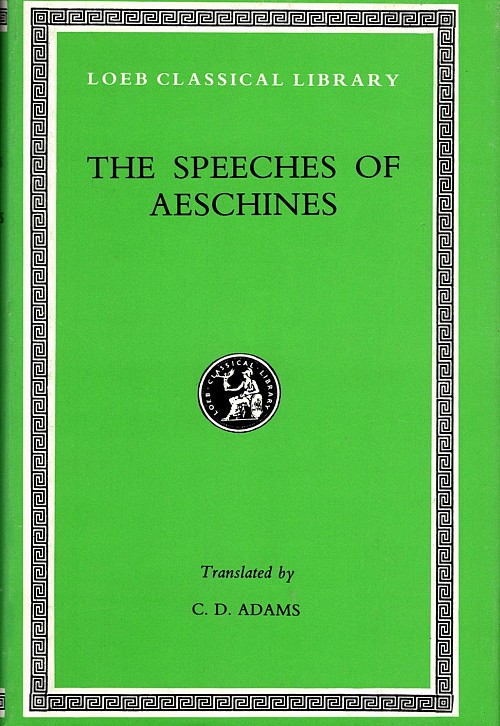 The speeches of Aeschines L106