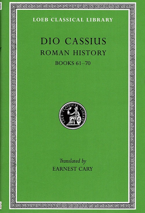 Dio Cassius VIII Roman History Books 61-70 L176