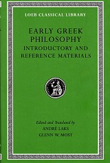 Early Greek Philosophy I Introductory and Reference Materials L524