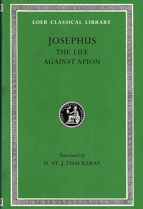 Josephus I The Life. Against Apion L186