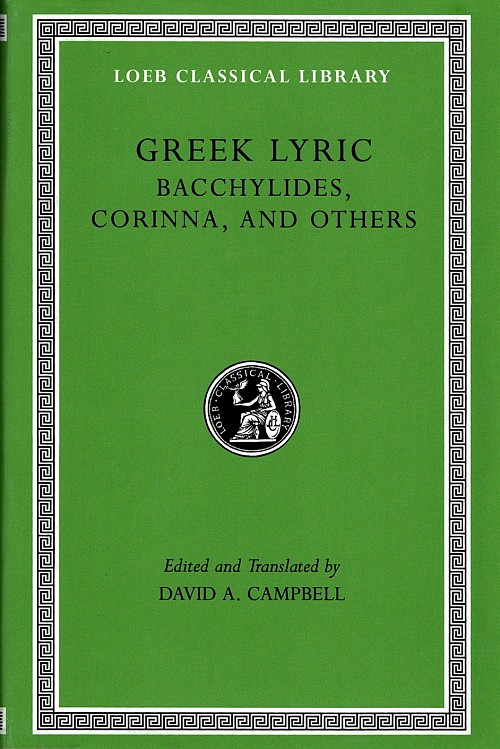 Greek Lyric IV Bacchylides, Corinna, and Others L461