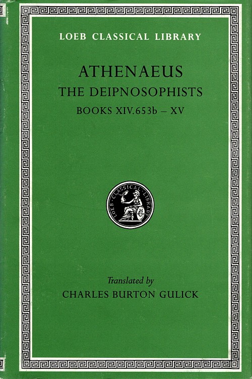 Athenaeus VII The Deipnosophists Books XIV.653b-XV L345 (previous edition)