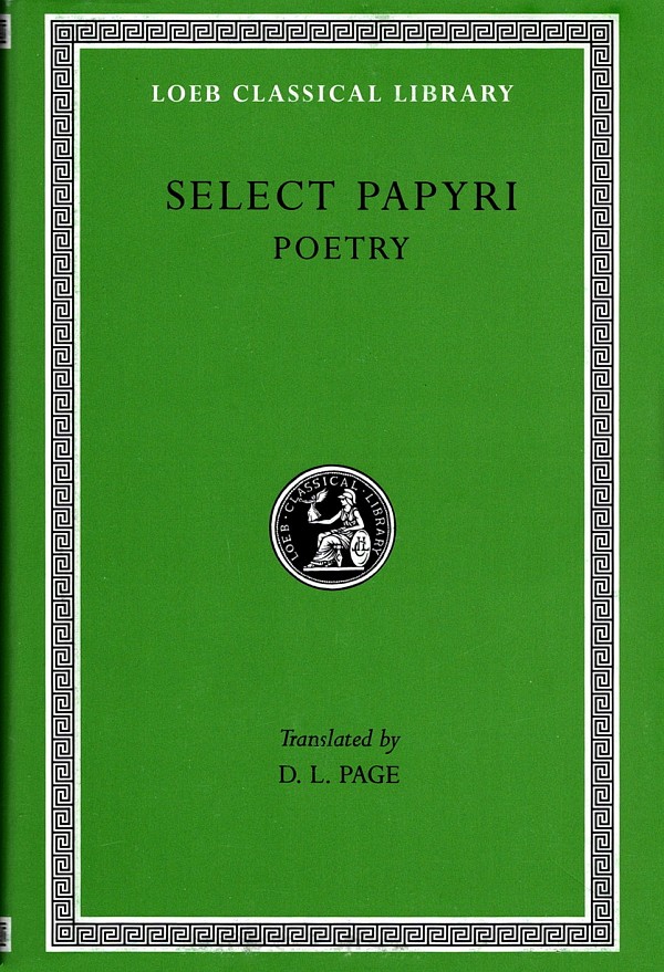 Select Papyri III Poetry L360