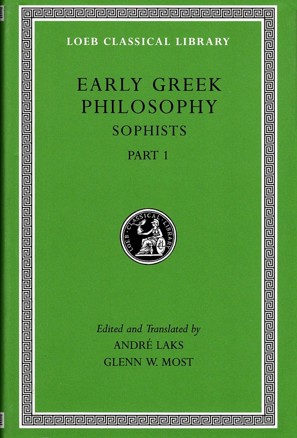 Early Greek Philosophy VIII Sophists Part 1 L531
