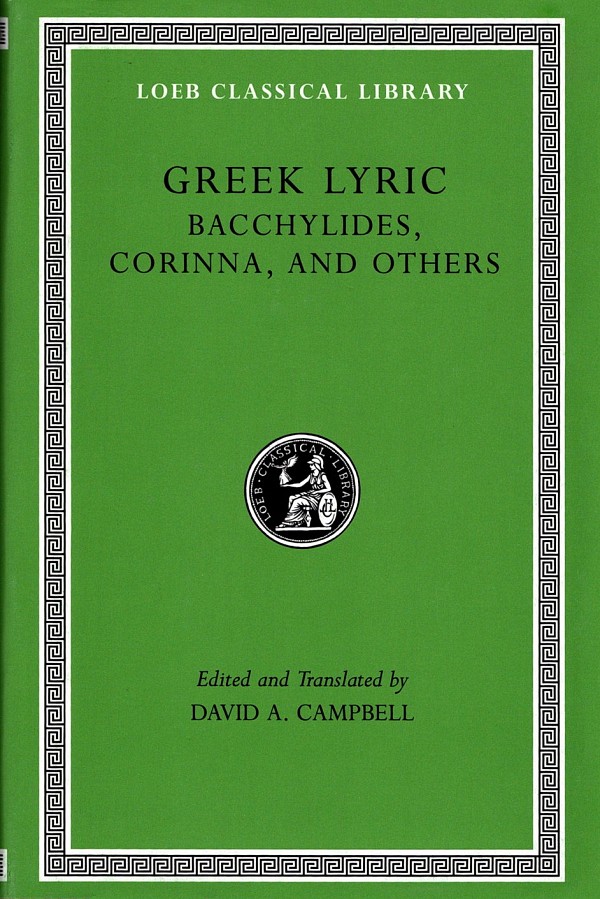 Greek Lyric IV Bacchylides, Corinna, and Others L461