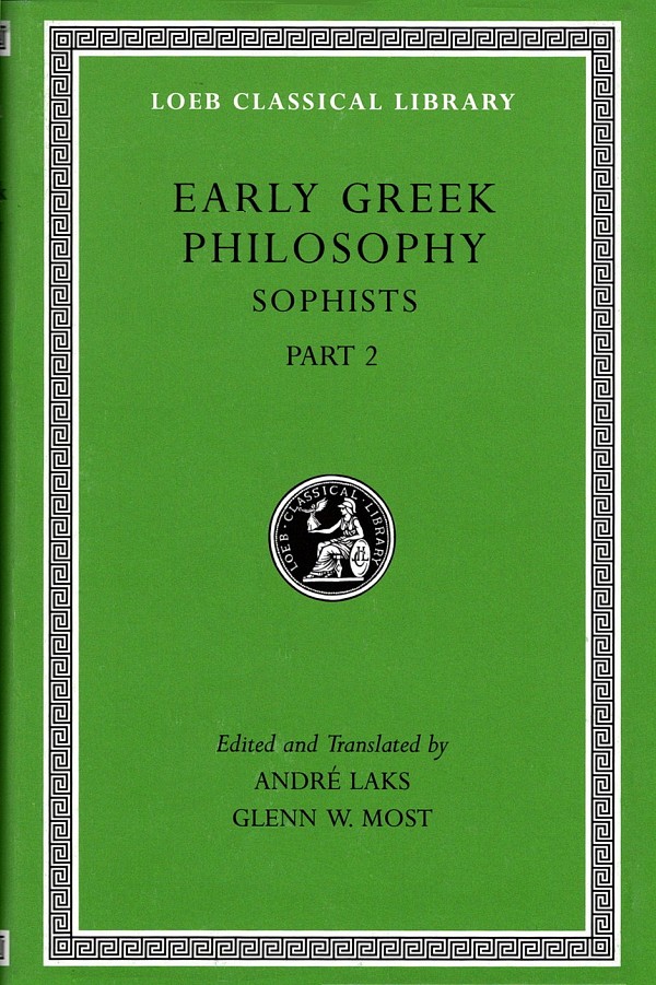 Early Greek Philosophy IX Sophists Part 2 L532