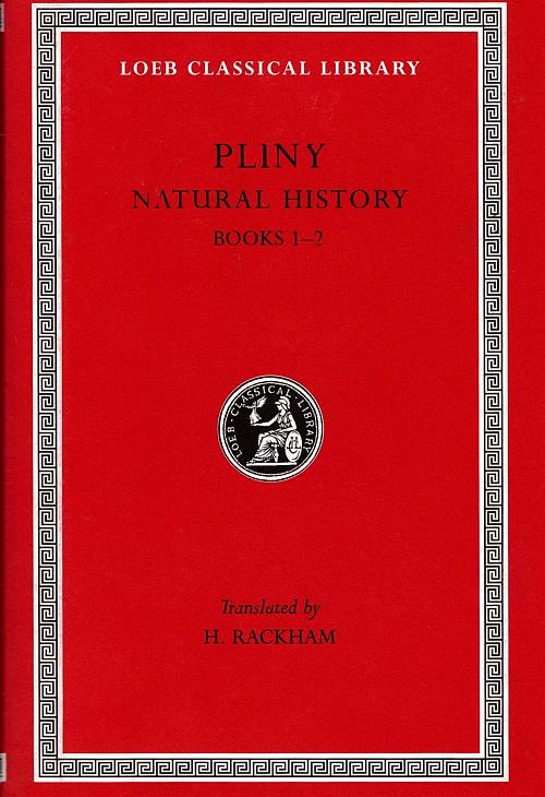 Pliny I Natural History Books 1-2 L330
