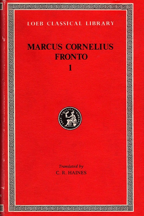 Marcus Cornelius Fronto I Correspondence L112 (old edition)