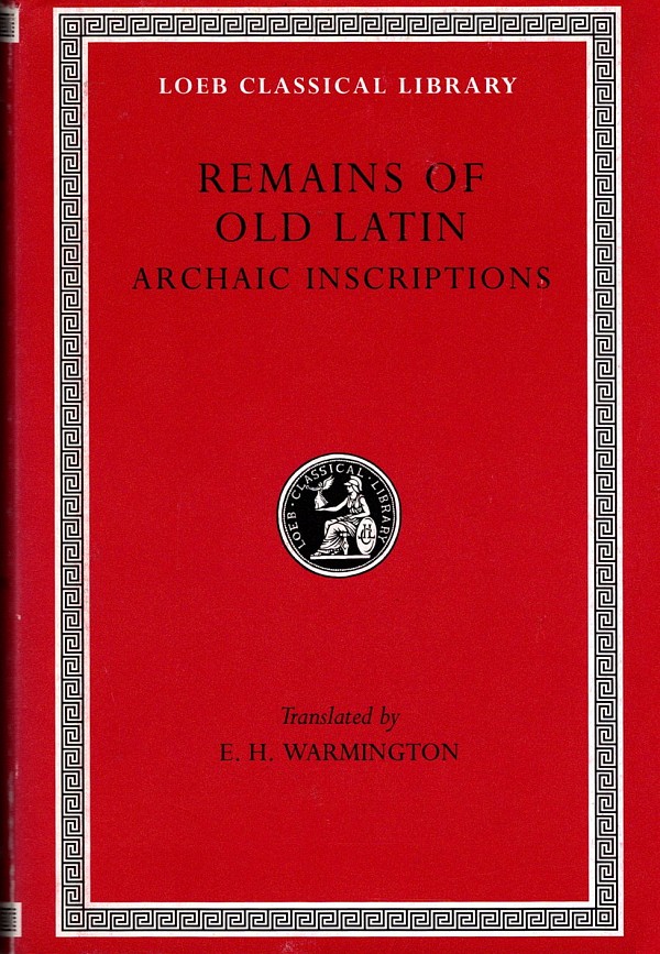 Remains of Old Latin IV Archaic Inscriptions L359