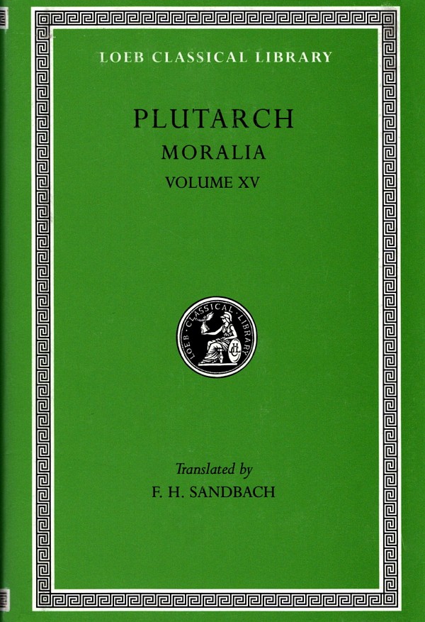Plutarch Moralia XV Fragments L429