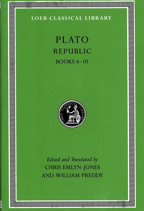 Plato VI Republic II Books 6-10 L276