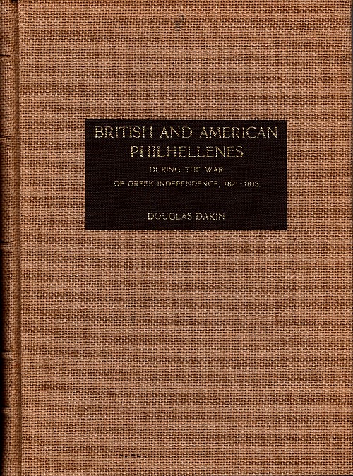 British and American Philhellenes during the War of Greek Independence 1821 - 1833