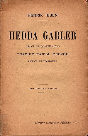 Hedda gabler drame en quatre actes