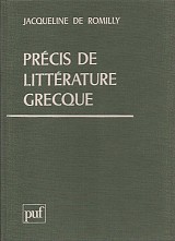Précis de littérature grecque (hardcover)